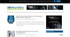 Desktop Screenshot of healthtechinsider.com